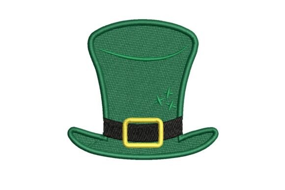 St. Patrick’s Day Leprechaun Hat Embroidery Design